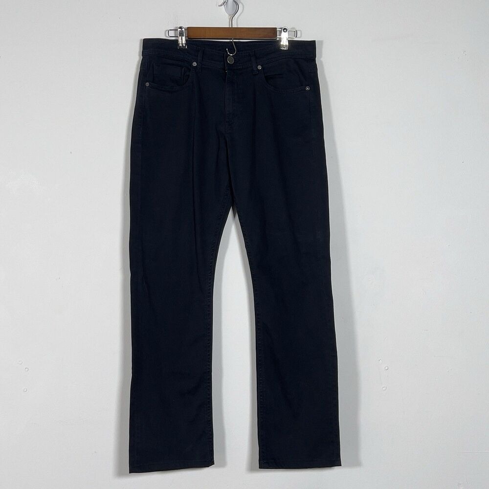 DL 1961 Vince Hayes Straight Leg Jeans Mens Sz 34x31 Dark Blue Smart Denim